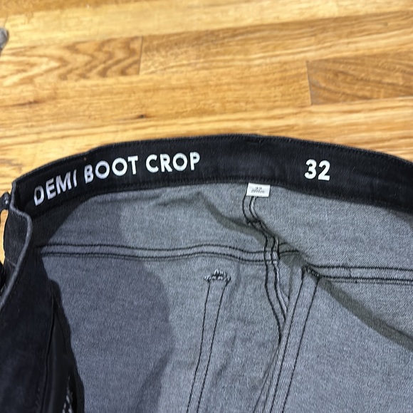 J.Crew Billie Demi Crop Jeans in Charcoal - Picture 2 of 5